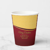 ALLE SMS-organisatie 20xx kerstfeest wijzigen Papieren Bekers (Voorkant)