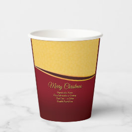 ALLE SMS-organisatie 20xx kerstfeest wijzigen Papieren Bekers