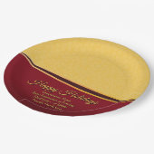 ALLE SMS-organisatie 20xx kerstfeest wijzigen Papieren Bordje (Gekanteld)