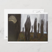 Alle soldaten (zwart-wit surrealisme) briefkaart (Voorkant / Achterkant)