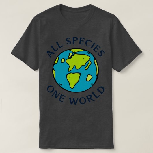 ALLE SOORTEN ÉÉN WERELD T-SHIRT (Design voorkant)