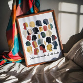 Alle soorten gedenktekens vieren poster