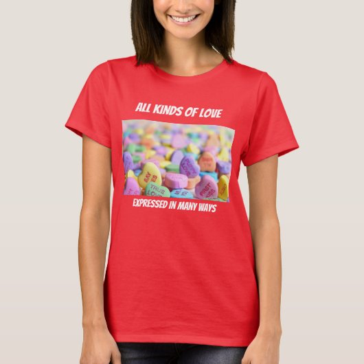 Alle soorten liefde T-shirt (Voorkant)