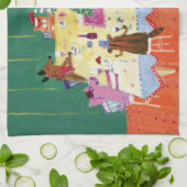 Alle soorten Toast op een handdoek (Gevouwen)