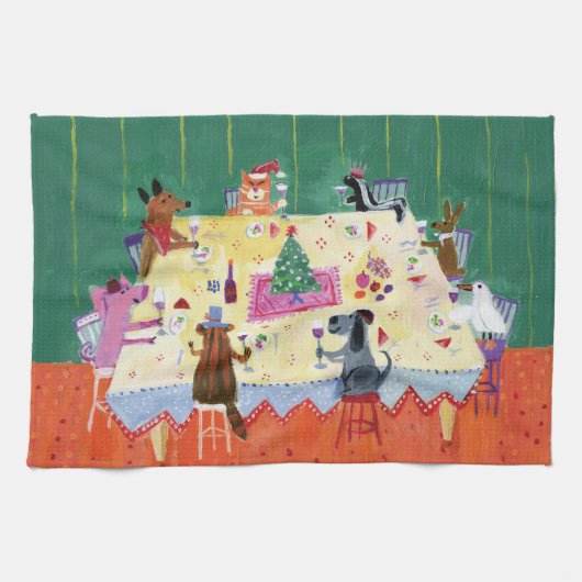 Alle soorten Toast op een handdoek (Horizontaal)