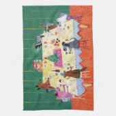 Alle soorten Toast op een handdoek (Verticaal)