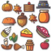 Alle soorten voedsel sticker (Voorkant)