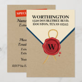 Alle speciale gelegenheidslevering kaart (Voorkant / Achterkant)