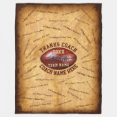 Alle Spelers NAMEN de Ideeën van het Cadeauvat van Fleece Deken (Voorkant)