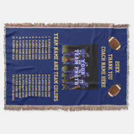 Alle spelers noemen uw Football Coach-cadeaus voor Deken