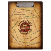 Alle spelers personaliseren het Klembord van de Ba (Voorkant)