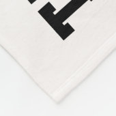 Alle spelersnaam, Jouw tekst Volleyball Coach-cade Fleece Deken (Hoek)