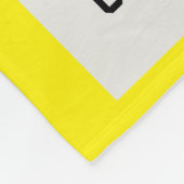 ALLE SPELNAMEN, PHOTO Softball Coach Gift Ideeën Fleece Deken (Hoek)