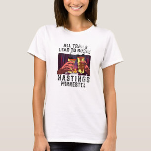 Alle sporen leiden tot het poetsen van afstotingsc t-shirt