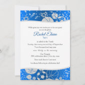 Alle Sport Bat Mitswa Zilver en Blauw Kaart (Voorkant)