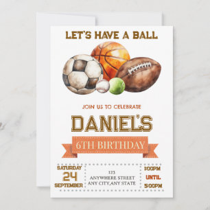 Alle Sporten Laten we een Bal Jongens Verjaardag H