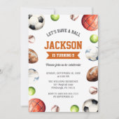 Alle sporten Let's Have a Ball Kaart (Voorkant)