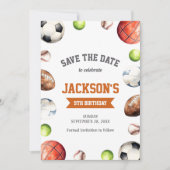 Alle sporten Let's Have a Ball Save The Date (Voorkant)