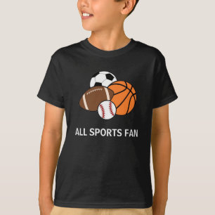 Alle sportfans op maat maken t-shirt