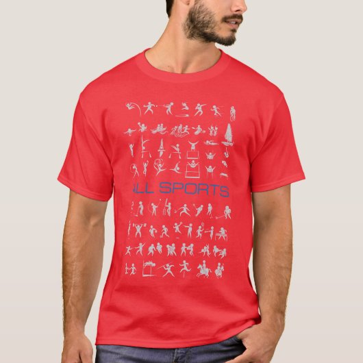 Alle sportvrienden t-shirt (Voorkant)