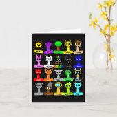 Alle Sprunki Speelgoed Jongens Meisjes Verjaardag  Kaart (Gele Bloem)