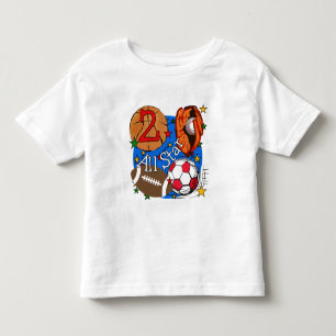 Alle Star 2e Birthday-overhemden en cadeautjes Kinder Shirts
