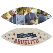 Alle Star Abuelito | Aangepaste foto op opa American Football (Panelen)