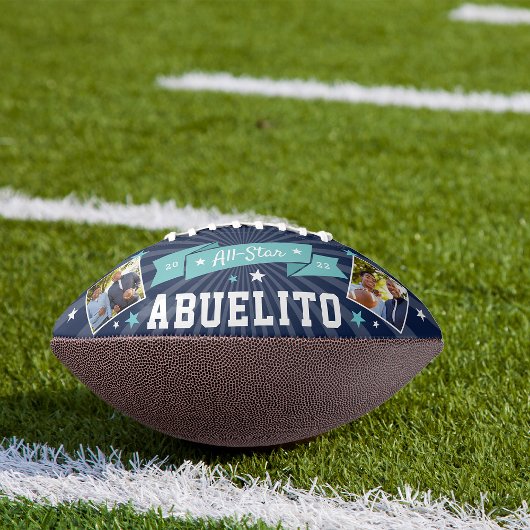 Alle Star Abuelito | Aangepaste foto op opa American Football