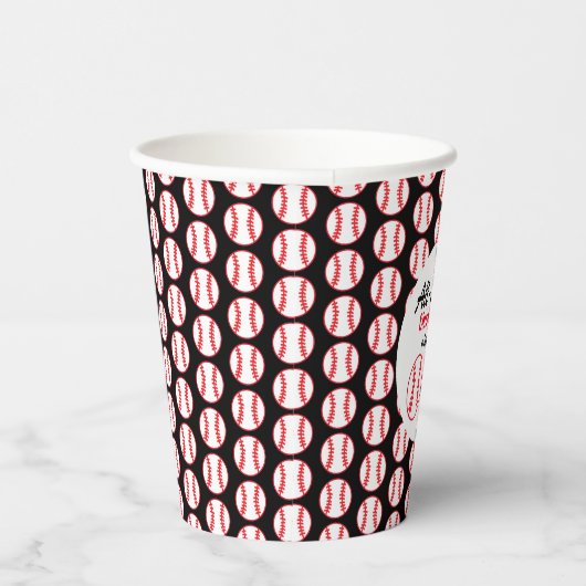 Alle Star Baseball 1e verjaardag papieren kopjes Papieren Bekers (Rechts)