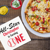 Alle Star Baseball 1e verjaardag Servet