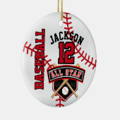 Alle Star Baseball ⚾ Player Keramisch Ornament (Rechts)