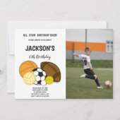 Alle Star Birthday Bash Sportuitzendingen foto Kaart (Voorkant)