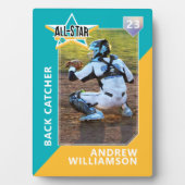 Alle Star Custom Baseball Card Photo Keepomwille Fotoplaat (voorkant)