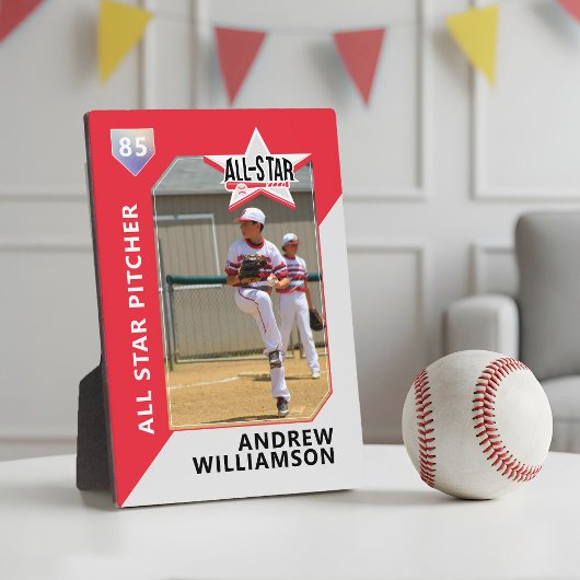 Alle Star Custom Baseball Card Photo Keepomwille P Fotoplaat