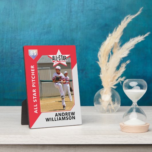 Alle Star Custom Baseball Card Photo Keepomwille P Fotoplaat (Zijkant)