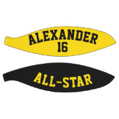 Alle Star Dayglow Yellow en Black Basketbal (Panelen)