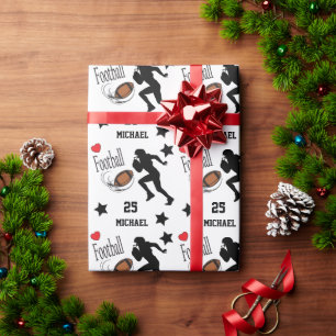 Alle Star Football Player personaliseren Cadeaupapier