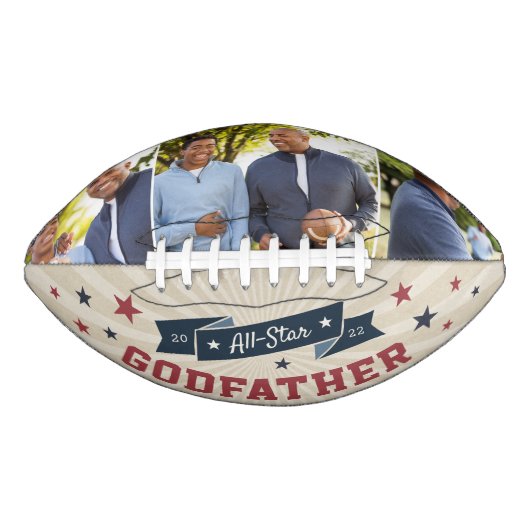 Alle Star Godfather | Aangepaste foto American Football (Voorkant)