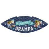 Alle Star Grampa | Aangepaste foto op opa American Football (Paneel)