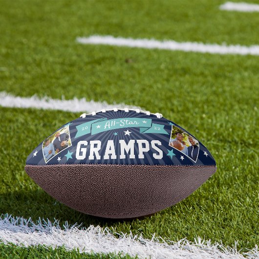 Alle Star Gramps | Aangepaste foto op opa American Football