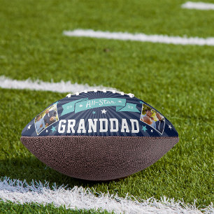 Alle Star Granddad Aangepaste foto op opa American Football