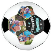 Alle Star Granddad | Aangepaste foto op opa Voetbal (Gedraaid)