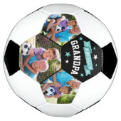 Alle Star Grandpa | Aangepaste foto op opa Voetbal (Gedraaid)