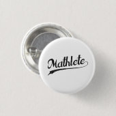 Alle Star Mathlete Wiskunde Athlete Ronde Button 3,2 Cm (Voorkant /achterkant)