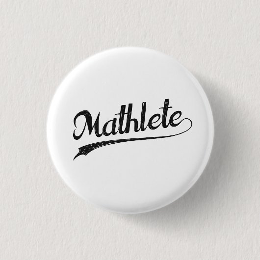 Alle Star Mathlete Wiskunde Athlete Ronde Button 3,2 Cm (Voorkant)