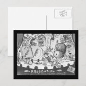 Alle Star Mosquito Repellent Cast Briefkaart (Voorkant / Achterkant)