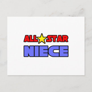 Alle Star Niece Briefkaart