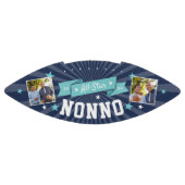 Alle Star Nonno | Aangepaste foto op opa American Football (Paneel)