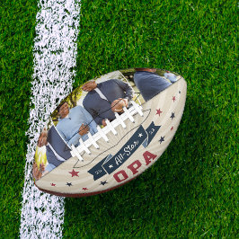 Alle Star Opa | Aangepaste foto op opa American Football