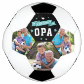 Alle Star Opa | Aangepaste foto op opa Voetbal (Voorkant)